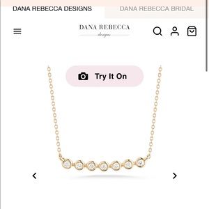 Dana Rebecca Designs- Lulu Jack Bezel Bar Necklace